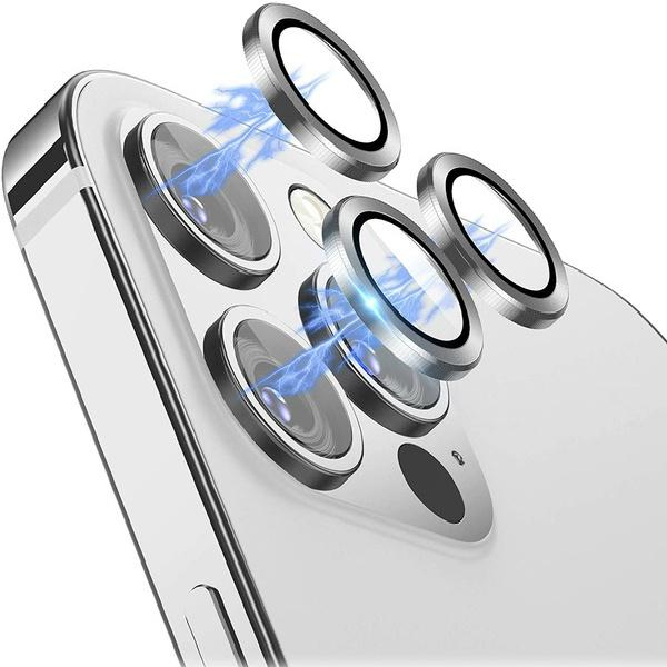 Folie de camera pentru iPhone 15 Pro - Argintiu [3]