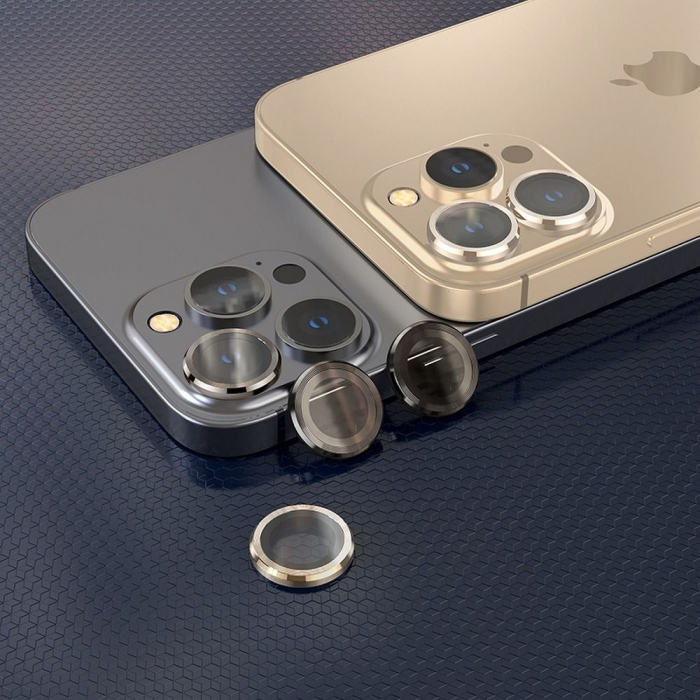 Folie de camera pentru iPhone 14 Pro - Gold [4]