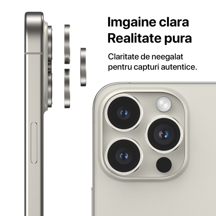 Folie de camera pentru iPhone 16 Pro - Natural Titanium [2]