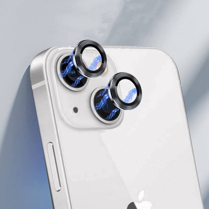 Folie de camera pentru iPhone 15 Plus - Negru [3]