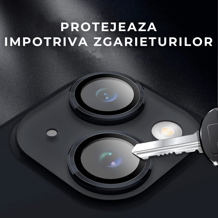 Folie de camera pentru iPhone 14 Plus - Negru [5]