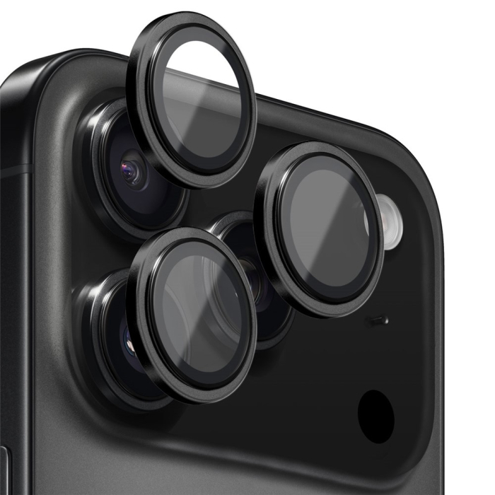 Folie de camera pentru iPhone 17 Pro/17 Pro Max - Black Titanium [1]
