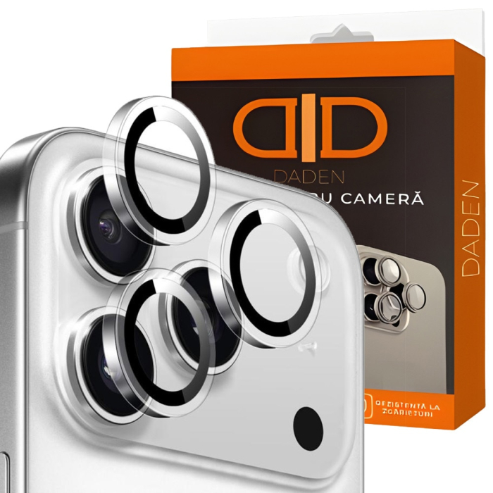 Folie de camera pentru iPhone 16 Pro Max - Transparent [4]