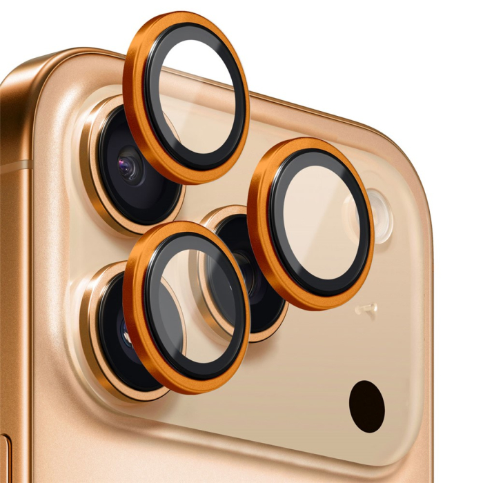 Folie de camera pentru iPhone 17 Pro/17 Pro Max - Cosmic Orange/Portocaliu [1]