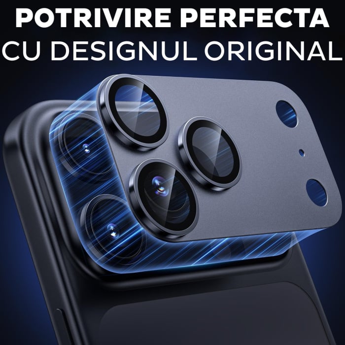 Folie de camera completa pentru iPhone 17 Pro - Deep Blue/Albastru [6]