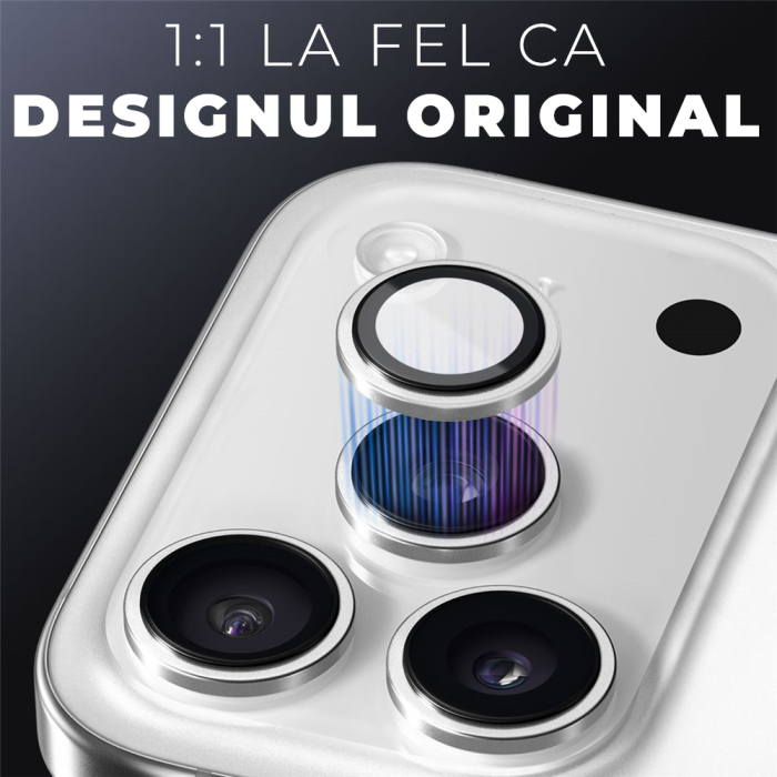 Folie de camera pentru iPhone 17 Pro/17 Pro Max - Silver [2]