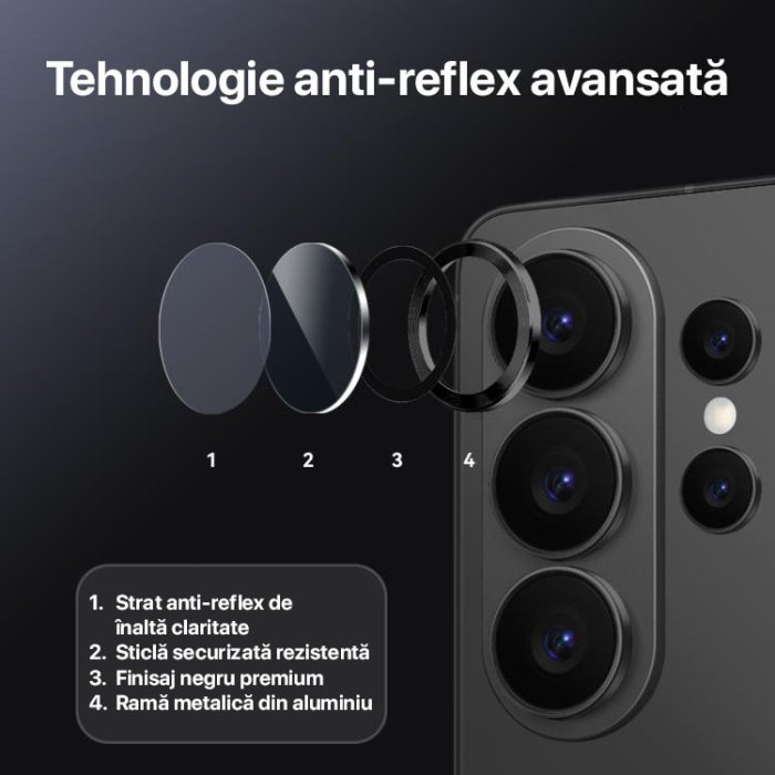 Folie de camera pentru Samsung Galaxy S26 Ultra - Negru [7]