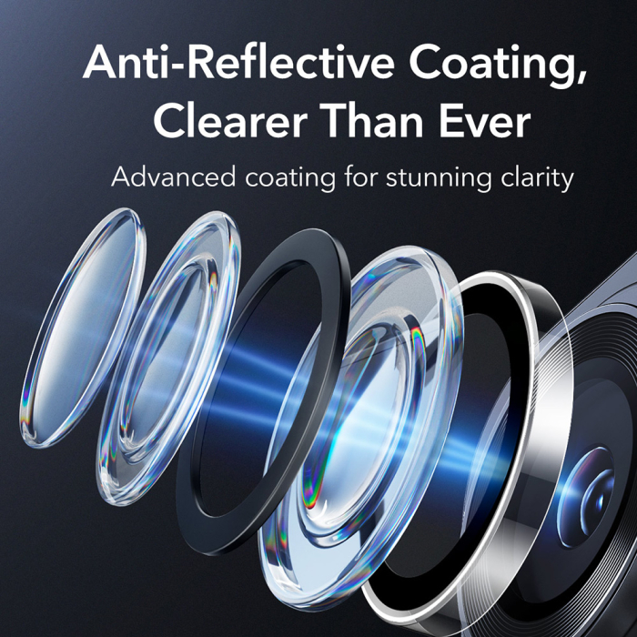 Folie de camera Samsung Galaxy S26 Ultra, ESR Armorite, Transparent [5]