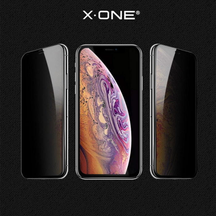 Folie de sticla X-One Privacy pentru iPhone 16 Pro Max din sticla securizata, Protectie oleofobica, Full Glue, 2.5D [3]