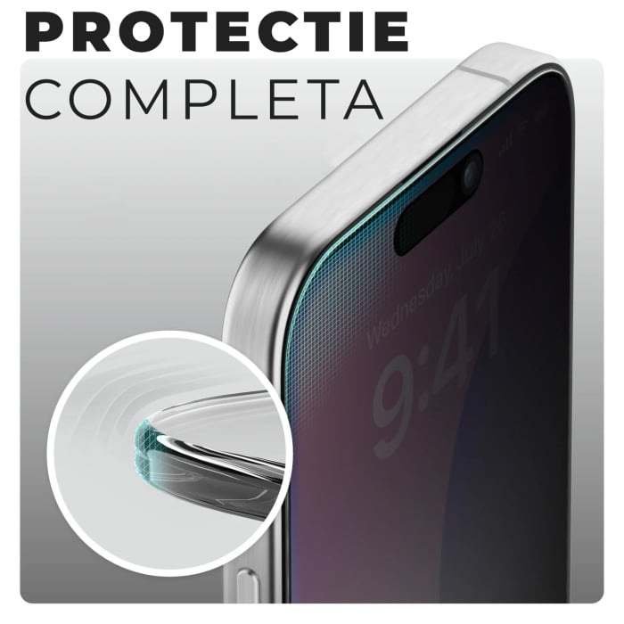 Folie Sticla Privacy pentru iPhone 17 Air Daden MaxProtection, Full Cover, Protectie Profesionala, Ultra Rezistenta, Calitate Premium, Margini negre [5]