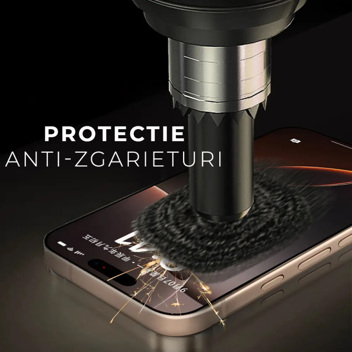 Folie Sticla pentru iPhone 16 Pro Daden MaxProtection, Full Cover, Protectie Profesionala, Ultra Rezistenta, Calitate Premium, Margini negre [3]