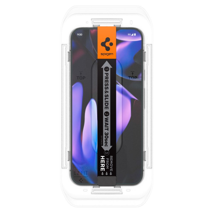 Folie Sticla cu aplicator pentru Google Pixel 9 / 9 Pro / 10 / 10 Pro, Glas.tR EZ-FIT, Full Cover, Protectie Profesionala, Ultra Rezistenta, Calitate Premium, Clear [3]