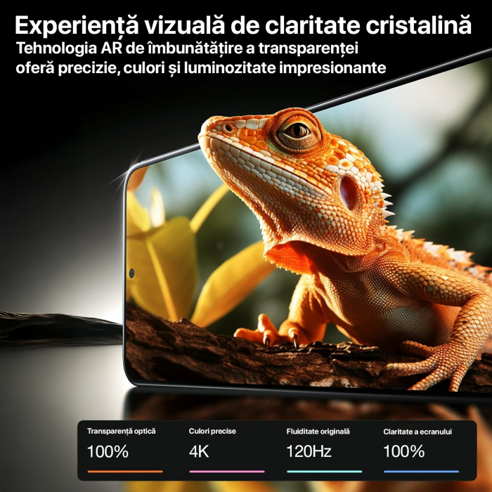 Folie Sticla pentru Samsung S26 Ultra Daden MaxProtection, Full Cover, Protectie Profesionala, Ultra Rezistenta, Calitate Premium, Margini negre [3]