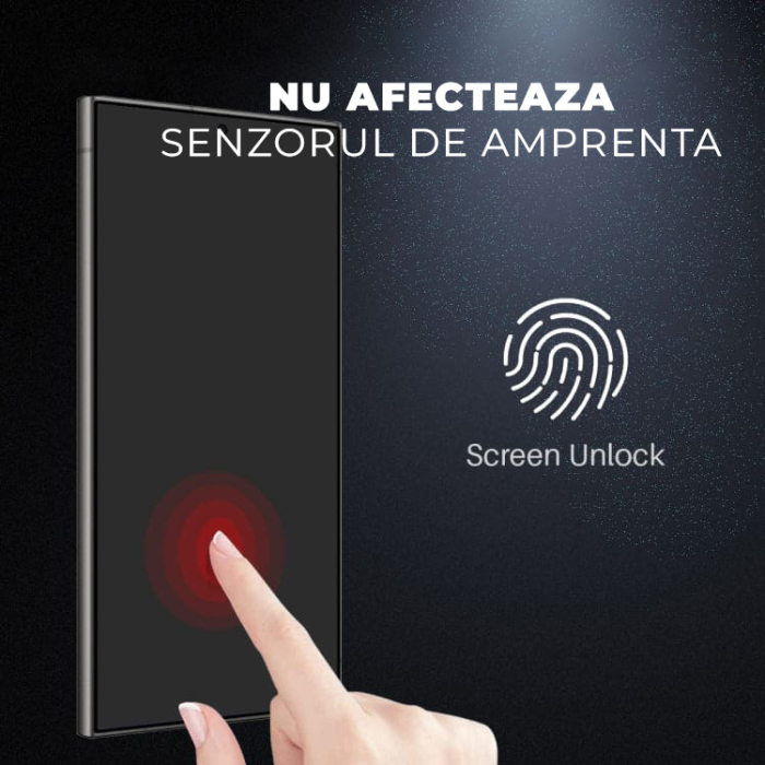 Folie Sticla Privacy pentru Sasmung S25 Ultra Daden MaxProtection, Full Cover, Protectie Profesionala, Ultra Rezistenta, Calitate Premium, Margini negre - Copie [5]