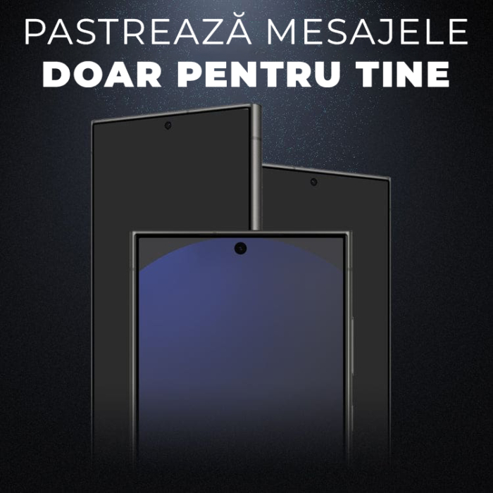 Folie Sticla Privacy pentru Sasmung S25 Ultra Daden MaxProtection, Full Cover, Protectie Profesionala, Ultra Rezistenta, Calitate Premium, Margini negre - Copie [4]