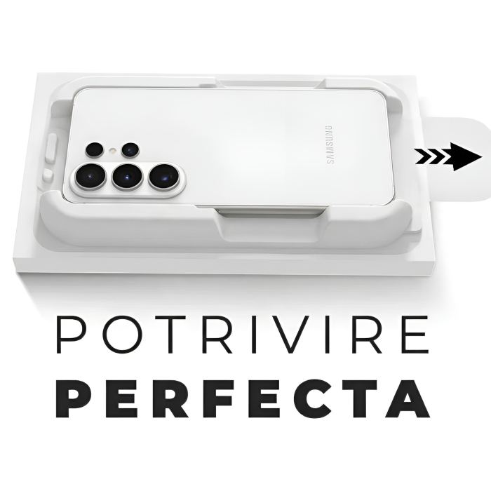 Folie Sticla Privacy pentru Samsung S26 Ultra cu aplicator Daden MagicBox, Full Cover, Protectie Profesionala, Ultra Rezistenta, Calitate Premium, Margini negre [3]