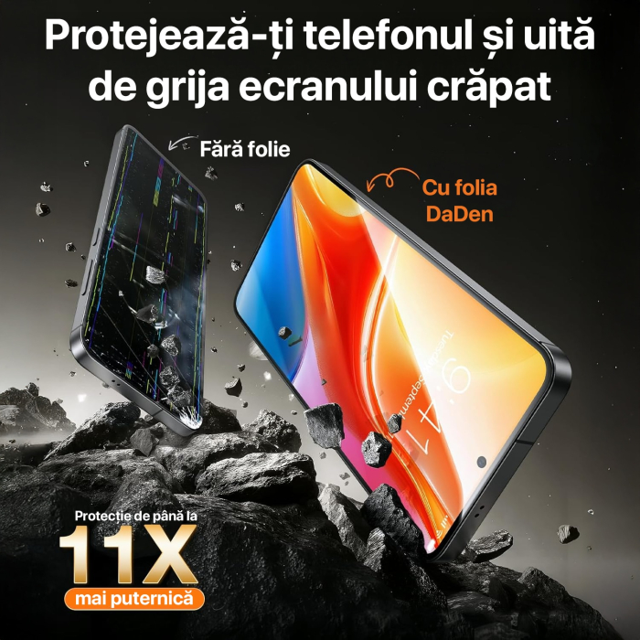 Folie Sticla Privacy pentru Sasmung S26 Ultra Daden MaxProtection, Full Cover, Protectie Profesionala, Ultra Rezistenta, Calitate Premium, Margini negre [4]