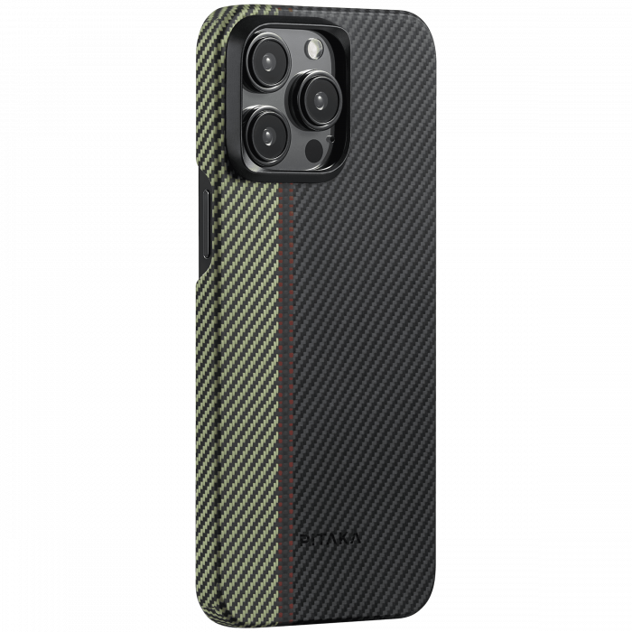 Husa MagEZ 4 Pitaka 600D , Aramida iPhone 15 Pro Max Overture MagSafe [2]