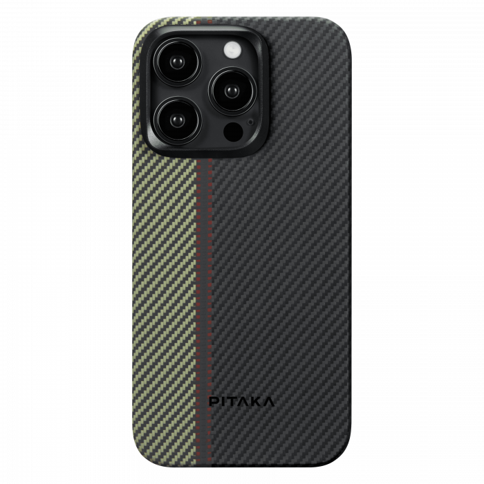 Husa MagEZ 4 Pitaka 600D , Aramida iPhone 15 Pro Overture MagSafe [19]