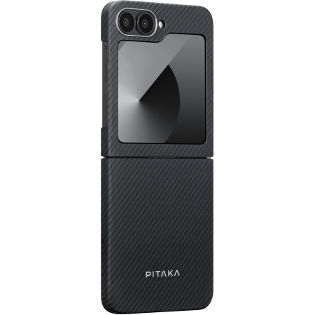 Husa MagEZ 5 Pitaka 600D, Aramida Samsung Z Flip 6, Negru/Gri, Ultra Slim [3]