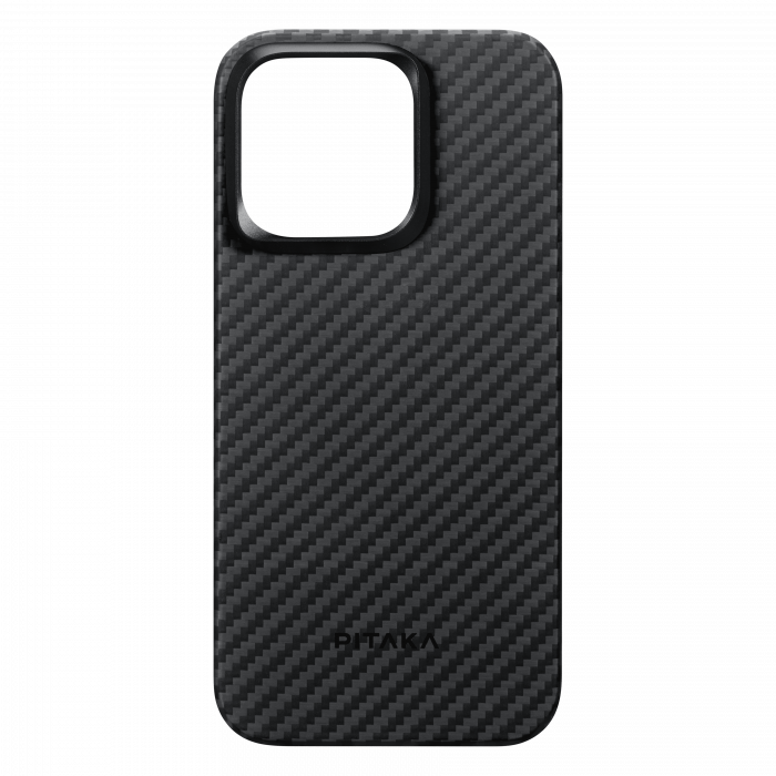 Husa MagEZ 4 Pitaka, Aramida 1500D iPhone 15 Pro Max Negru/Gri MagSafe [4]