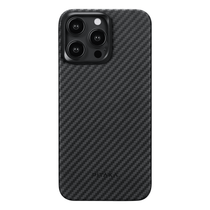 Husa MagEZ 4 Pitaka, Aramida 1500D iPhone 15 Pro Max Negru/Gri MagSafe [16]