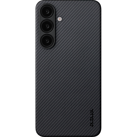 Husa MagEZ 4 Pitaka 600D, Aramida Galaxy S24 Negru/Gri MagSafe [16]