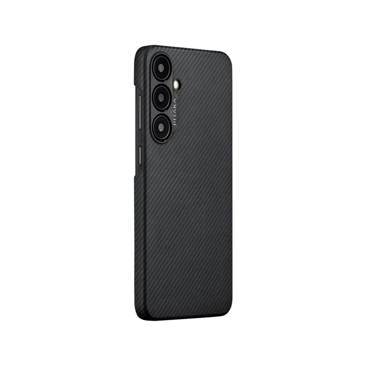 Husa MagEZ 4 Pitaka 600D, Aramida Galaxy S24 Negru/Gri MagSafe [3]