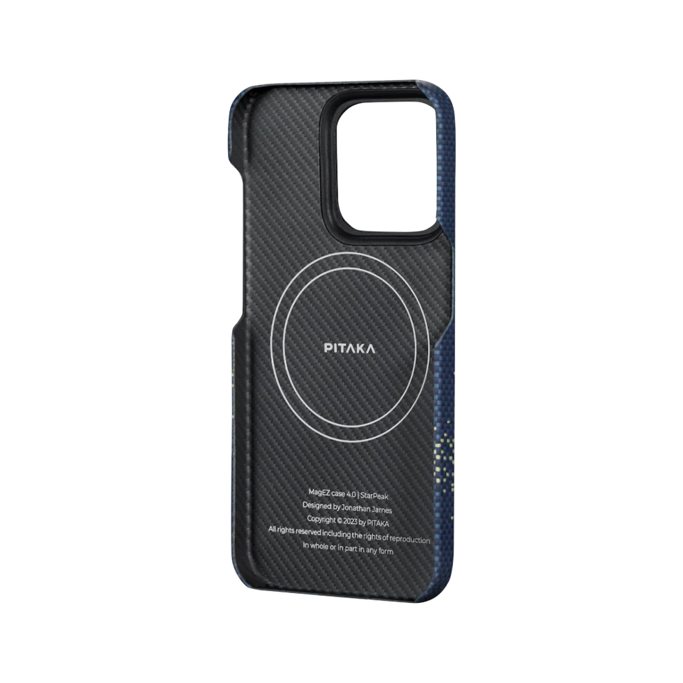 Husa MagEZ 4 StarPeak Milky Way Pitaka 1500D , Aramida iPhone 15 Pro [6]