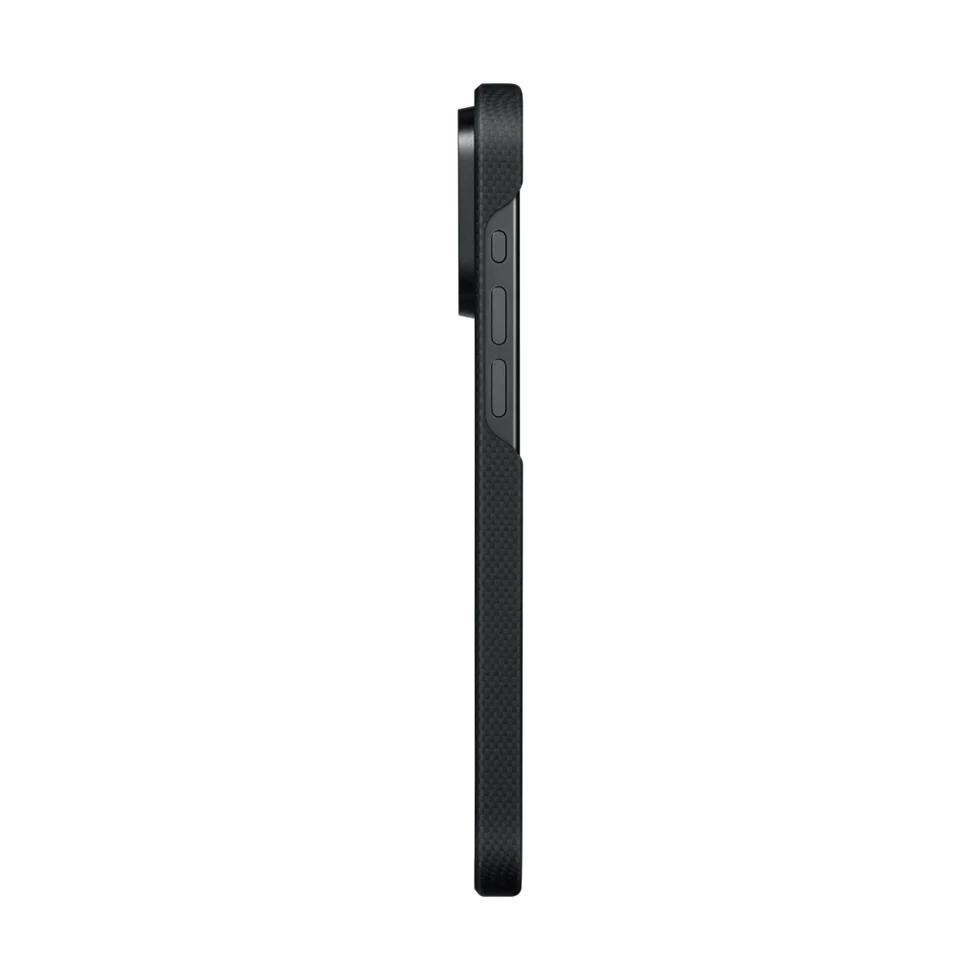 Husa MagEZ 5 Pitaka Break The Line, Aramida 600D iPhone 15 Pro, Negru/Galben [4]