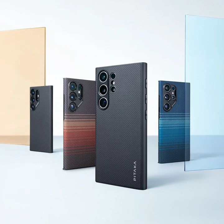 [Outlet] Husa MagEZ Pro 4 PinButton Pitaka , Aramida Galaxy S24 Ultra Negru/Gri MagSafe [9]