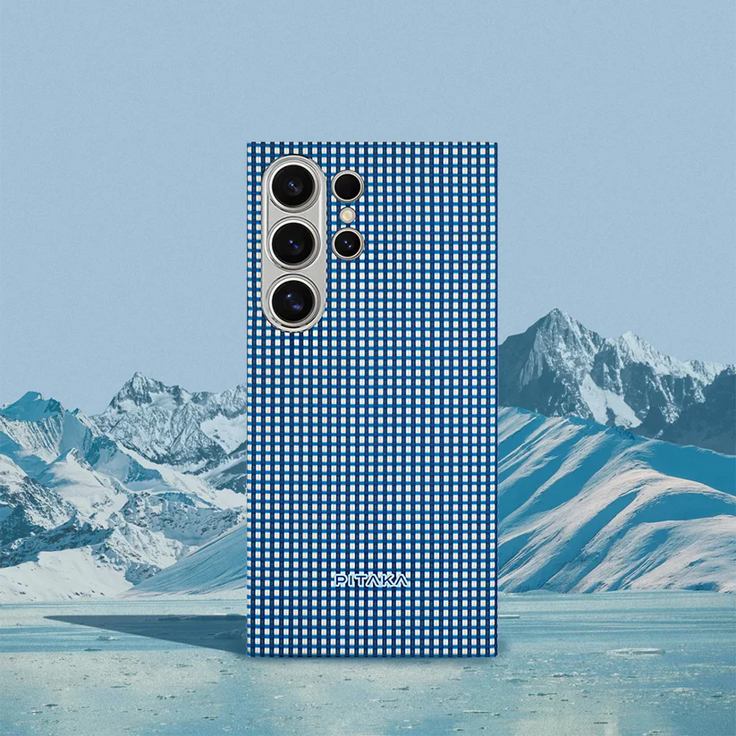 Husa MagEZ 4 Pitaka Ice Sea, Aramida Galaxy S24 Ultra MagSafe [7]