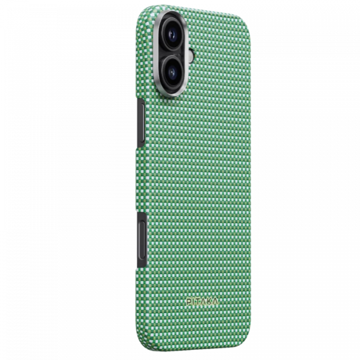 Husa MagEZ 5 Forest Green, Aramida iPhone 16, Verde, MagSafe, Ultra Slim [2]