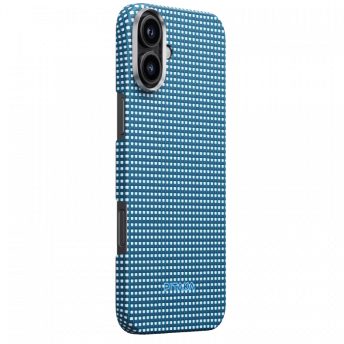Husa MagEZ 5 Ocean Blue, Aramida iPhone 16, Albastru, MagSafe, Ultra Slim [2]