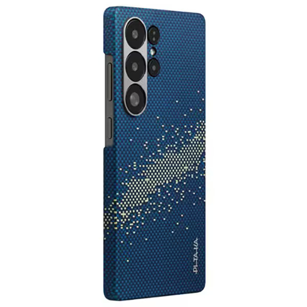 Husa MagEZ 5 Starpeak Milky Way 600D, Aramida Samsung S25 Ultra, MagSafe, Albastru, Ultra Slim [2]