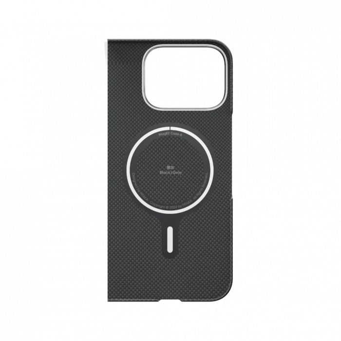 Husa MagEZ 5 Pitaka, Aramida 600D Google 9 Pro Fold, Negru/Gri, MagSafe, Ultra Slim [4]