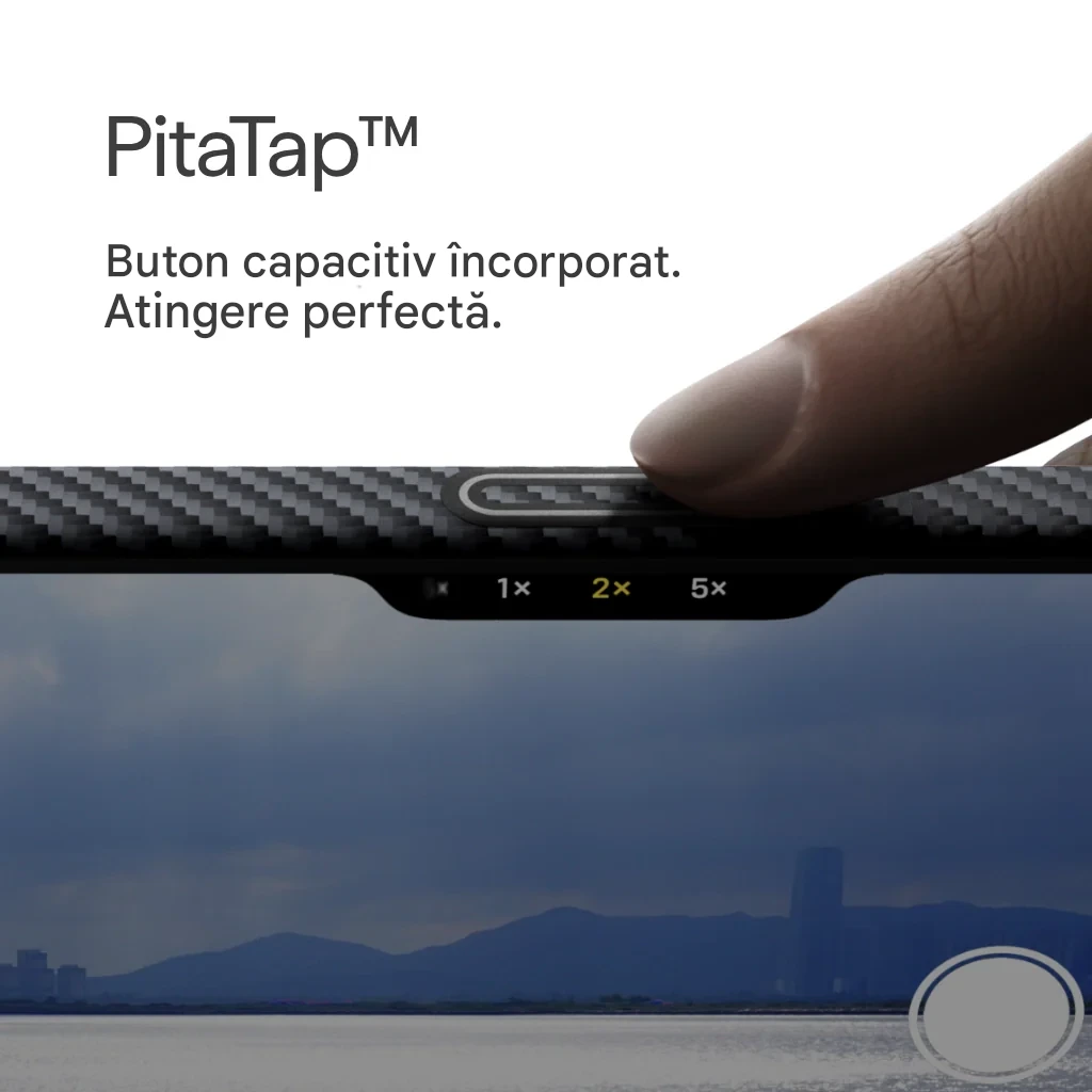 Husa MagEZ 7 Pitaka iPhone 17 Pro, Aramida 600D, Negru/Gri, PitaTap™, MagSafe, Ultra Slim [6]