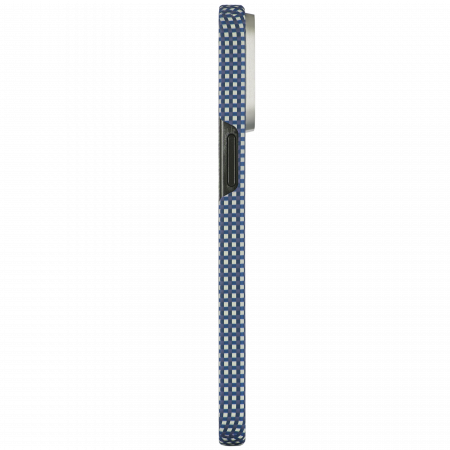 Husa MagEZ 5 Pitaka Ocean, Aramida 600D iPhone 15 Pro, Albastru/Alb, MagSafe, Ultra Slim [6]
