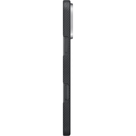 Husa MagEZ 5 Pitaka Alien Luminoasa, Aramida 600D iPhone 16 Pro, Negru/Gri, MagSafe, Ultra Slim [3]