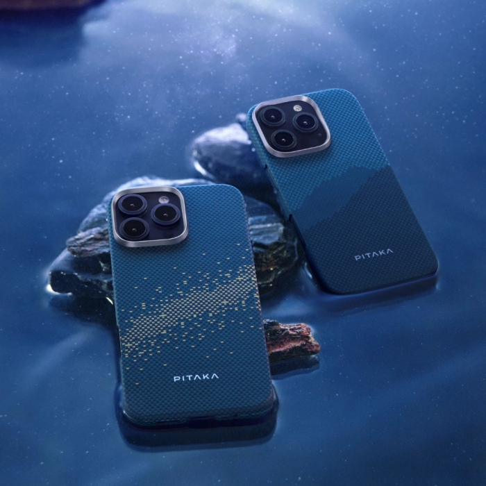 Husa MagEZ 5 Starpeak Over the horzion, Aramida iPhone 16 Pro, Albastru, MagSafe, Ultra Slim [3]