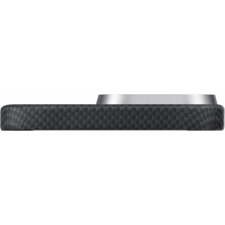 Husa MagEZ 5 Pitaka NoProblemo Luminoasa, Aramida 600D iPhone 16 Pro Max, Negru/Gri, MagSafe, Ultra Slim [7]