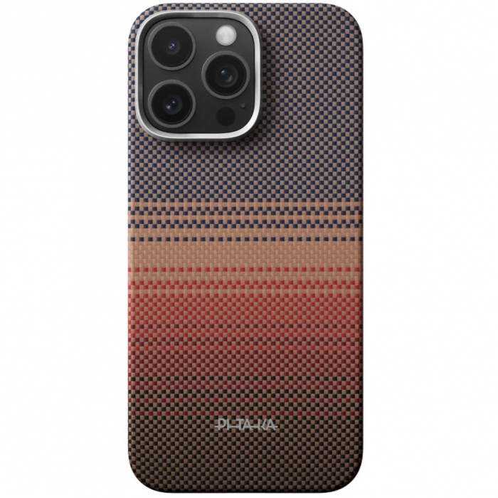 Husa MagEZ 5 Pitaka Sunset, Aramida 600D iPhone 15 Pro Max [1]