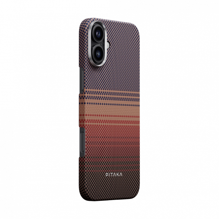 Husa MagEZ 5 Pitaka Sunset, Aramida iPhone 16, MagSafe, Ultra Slim [3]