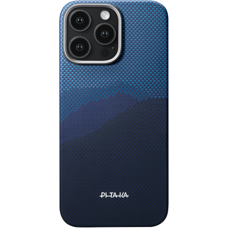 Husa MagEZ 5 Starpeak Over the horzion, Aramida iPhone 16 Pro, PitaTap, Albastru, MagSafe, Ultra Slim [2]