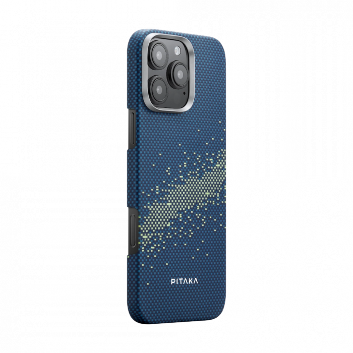 Husa MagEZ 5 Starpeak Milky Way, Aramida iPhone 16 Pro Max, Albastru, MagSafe, Ultra Slim [2]