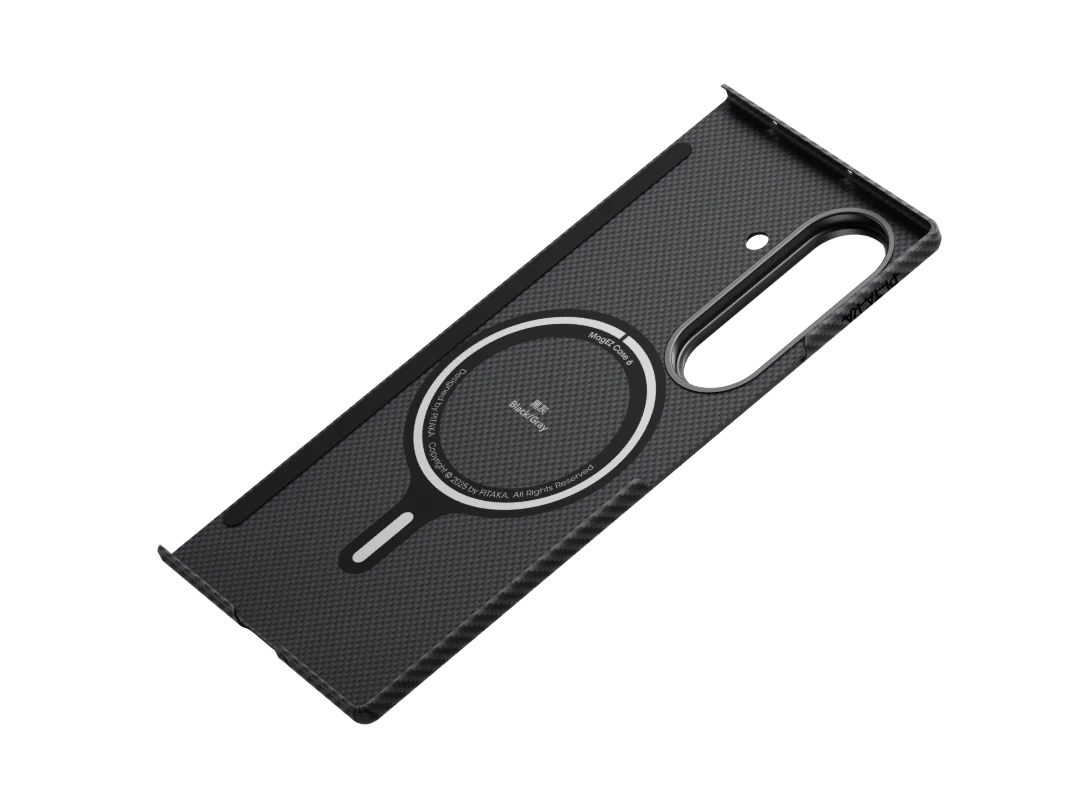 Husa MagEZ 6 Pitaka 600D, Aramida Samsung Z Fold 7, Negru/Gri, Ultra Slim [5]