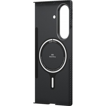 Husa MagEZ 6 Pitaka 600D, Aramida Samsung Z Fold 7, Negru/Gri, Ultra Slim [4]