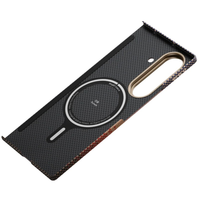 Husa MagEZ 6 Pitaka 600D, Aramida Samsung Z Fold 7, Sunset, Ultra Slim [5]