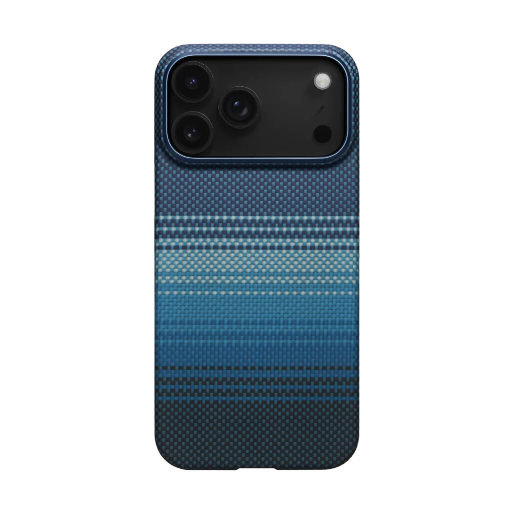 [Outlet] Husa MagEZ 7 Pitaka iPhone 17 Pro, Aramida 600D, Moonrise, PitaTap™, MagSafe, Ultra Slim [7]