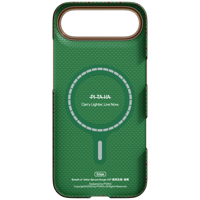 Husa Pitaka iPhone 17 Air, Edge Case, Sprout Surge, MagSafe, Ultra Slim [3]